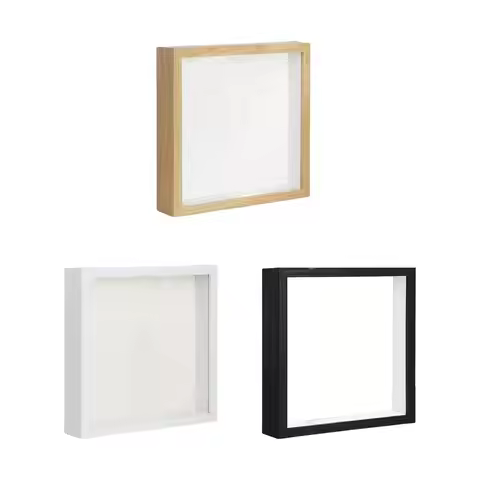 Picture Frame for Dried Flowers Wooden Shadow Box Picture Frame Dried Flower Display Frame for Photo