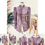 [S3] Jnggan Puffy Kebaya Balloon Sleeve/ - No Lining, Elegant & Luxurious Look