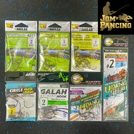 【Jom Pancing】ANGLAR 4212 4213 CIRCLE GALAH PRAWN HOOK ANTI LUCUT WIDE GAP,SEAHAWK ALPINE BULLZEN 421