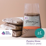 Pumice Stone Super Fine Grade (2L) XS Size (1-3mm) (Suitable for Succulents & Small potted plants)