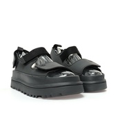 UGG Golden Glow Velcro รองเท้าแตะผู้หญิงแฟชั่นใส่สบายกันลื่นทนต่อการสึกหรอฟิล์มพลาสติกพัฟฤดูร้อนเพิ่