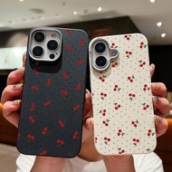 Cute Cartoon Cherry Pattern Case For Samsung Galaxy S25 FE A17 A07 A06 M56 F56 M16 F16 M06 F06 5G Sh