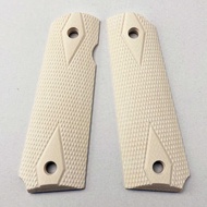 Jozor Ro 1 Pair Imitation Ivory Resin Handle Shank Non-Slip Patches Scales DIY Para Sa 1911 Grips 9