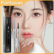 A.m.g Two-pronged Eyebrow Pencil Thin Eyeliner Pen Waterproof Smudgeproof fortunasg