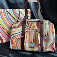 Used Paul Smith 30x45Cm.กระเป๋าเดินทางเล็ก ของแท้