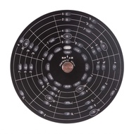 radith WOTAO Circle of Fifths Wheel Melody Tool with Stand Holder Storage Bag Chord Aluminum Alloy F