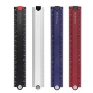 Japan kokuyo kokuyo Folding Ruler 15cm/30cm Ruler Aluminum Ruler Metal Ruler CLUW30