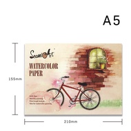 SeamiArt A5 A6 Drawing Paper For Watercolor 230GSM Paper 12 Sheets