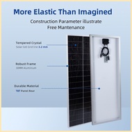 ∈ ◮ ◹ 【3PC】100 Watt Solar Panel【QualFull】Original Monocrystalline Solar Panel Only IP67 Waterproof