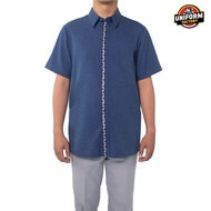 Deped uniform 2025 2026 Sublimation Men's Large Size Teacher's Shirt Casual Men's Shirt Uniform Top 