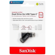 SanDisk 512GB Ultra Dual Drive Go USB Type-C (Black) SDDDC3-512G-G46