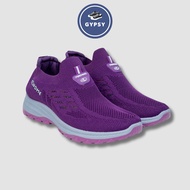Gypsy - Sepatu Wanita Tanpa Tali Bahan Rajut Sneakers Cewek Import Sport Olahraga XGYD5