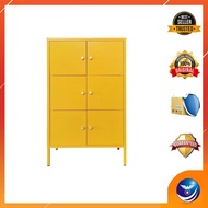 TIGER CABINET HM-A6 (HALF HEIGHT) 6 PINTU AYUN #1003 YELLOW