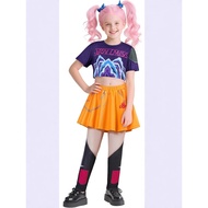 Girl Demon Hunter Pop Singer Halloween Costume Set