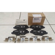 6RU698151B GENUINE FRONT BRAKE PAD WITH CLIP & SCREW VOLKSWAGEN POLO SEDAN 1.6 VENTO 1.6 (ORIGINAL)