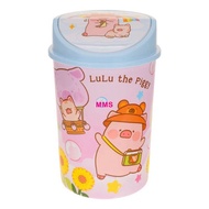 香港正版  罐頭豬Lulu 豬 LuLu The Piggy 圓形垃圾桶 (大)
