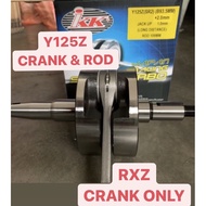 🔥🔥Y125Z / RXZ NEW RACING CRANKSHAFT 0.8MM 1MM 1.2MM 1.4MM 1.8MM 2.0MM 2MM SUPER TURBO IKK SR2 ST4