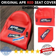 APR RED SEAT COVER FOR YAMAHA AEROX 155 THAI APR SEATCOVER RED TAHI ETIKETA BURDA LOGO