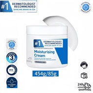 Moisturising Cream 454g – Ceramides, Hyaluronic Acid & Niacinamide, Rich Barrier Cream for Dry to Ve