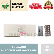 MUCOCLEAR TABLET (AMBROXOL HCL 30MG) UNTUK CAIR KAHAK 50 STRIP BOX