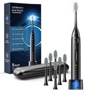 Operan Electric Toothbrush for Adults and Kids Rechargeable Sonic Toothbrush with 5 Modes 2-Min Smar
