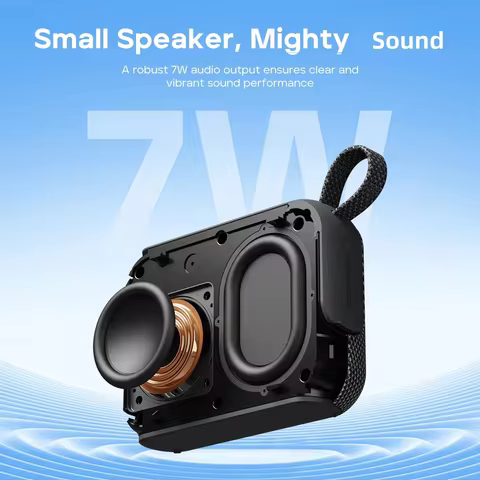 Tribit PocketGo Portable Bluetooth Speaker IP68 Waterproof BT6.0 Built-in Mic TWS APP EQ for Outdoor