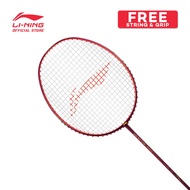 LI-NING WIND LITE STEALTH 78G STRUNG BADMINTON RACQUET - WINE/RED - AYPR094-5