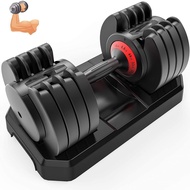 11.5kg, Rubberized Dumbbell Adjustable, Multi-Stage Adjustable Dumbbell 25kg Men 32kg, Household 20k