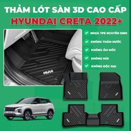 Hyundai Creta 2022-2024 3D virgin TPE car floor mats Huvi