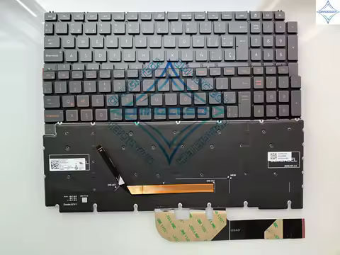 New SP LA Spanish Latin RGB Backlit For DELL G15 Ryzen G17 5510 5511 5515 5520 5530 5521 5525 Vostro