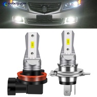 NOBELJIAOO 1Pc 80W Car Headlight Mini H7 LED Bulb 1:1 Size Head Lamp Wireless 1800LM CSP LED Chips F