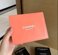 ⭐️韓國Chanel Beauty⭐️彩妝限定系列橙色PU皮匙扣收納包 化妝包 手拿包