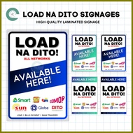 ➡ ▼ ➠ Load Na Dito Signage l Load Available here Signage | Laminated Signage | Signage