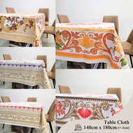 Floral Pattern Dining Table Cloth 6 Chairs (1.40m x 1.80m)