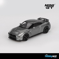 [READY STOCK] Mini GT 1/64 NISSAN GT-R 2013 DARK METAL GRAY (NISMO R35 CRS VERSION) MGT01089