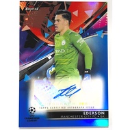 Ederson Signature Football Card /150 From Topps Finest Box 2021-22 1