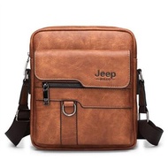 JEEP BULUO กระเป๋าหนังผู้ชายกระเป๋าสะพาย Messenger ได้แฟชั่นผู้ชายกระเป๋าเป้สะพายหลังกระเป๋า Messeng