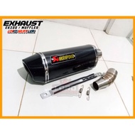 Akrapovic blackdoff exhaust slip on Ninja 250, Z250, R25, MT25, CBR 250RR
