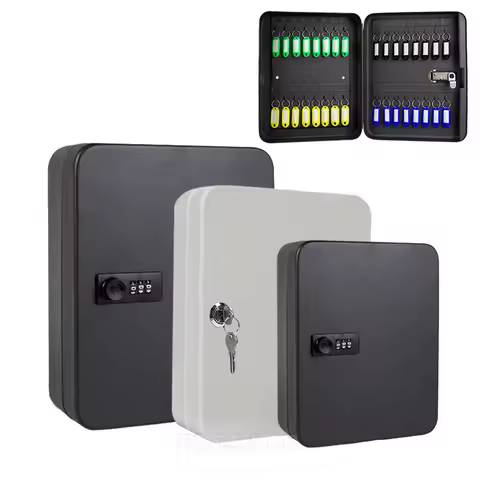 20/28/36 Keys Storage Box Combination Key Lock Multi Keys Classification Organizer Safe Box For Home