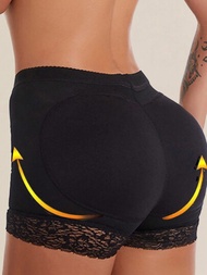 1件女性臀部填充內褲,臀部隆起修身腰身訓練器,減肚子塑形內衣,假臀部托裝
