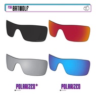 EZReplace Polarized Replacement Lenses for - Oakley Batwolf Sunglasses - Black Silver P Plus-Red Blue P Sunglasses