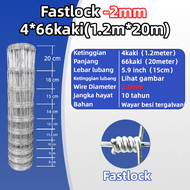 2.5mm 50meter Pagar Cyclone 4kaki/5kaki/6kaki tiang pagar besi/ pagar kebun cyclon pagar lembu cycl