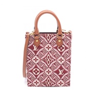 【二手】LOUIS VUITTONPetite Sac Plat Monogram Jacquard 手提包，Since 1854，M69846，帆布皮革，SINCE 1854 Petite Sac 