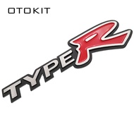 Metal Car Sticker Auto Badge Emblem Decal For Honda CIVIC Type R Logo FD2 FD Mugen TypeR Racing Car 
