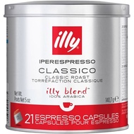 Illy Classico Medium Roast Coffee IperEspresso Capsules Coffee 21 Capsules