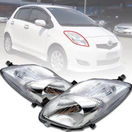 เสื้อไฟหน้า รุ่น โตโยต้า ยาริส TOYOTA YARIS โฉมที่ 2 ปี 2009 - 2012 1 คู่ ไม่รวมชุดหลอดไฟ และสายไฟ