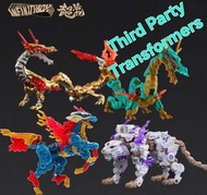 全新品 52Toys 52 Toys 萬能匣 青龍 白虎 麒麟 金龍 龍年禮盒 中華龍 變形玩具 野獸金剛 國創機甲