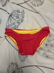 AQUX Swim Briefs 泳褲 - Red and Yellow