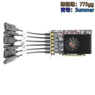 全新 6輸出顯卡 7750 R7 350 4GB 6HDMI 2行3列 6連屏 股票