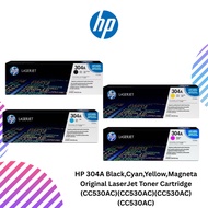 HP 304A Black, Cyan, Yellow, Magneta Original LaserJet Toner Cartridge (CC530AC) (CC531AC) (CC532AC)